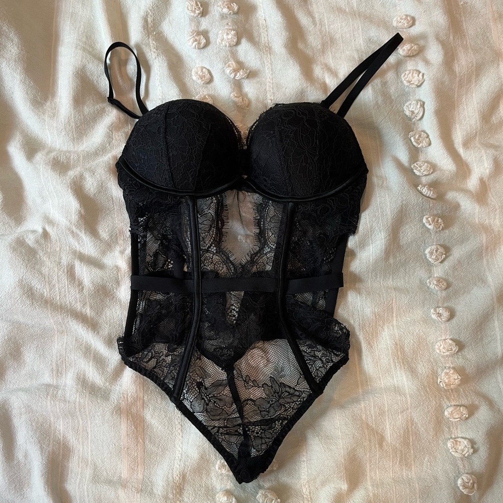 Victoria’s Secret black lace teddy